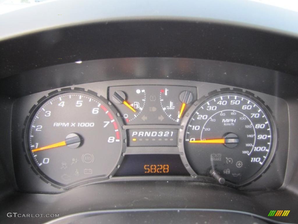 2008 Chevrolet Colorado LS Regular Cab Gauges Photo #41475515