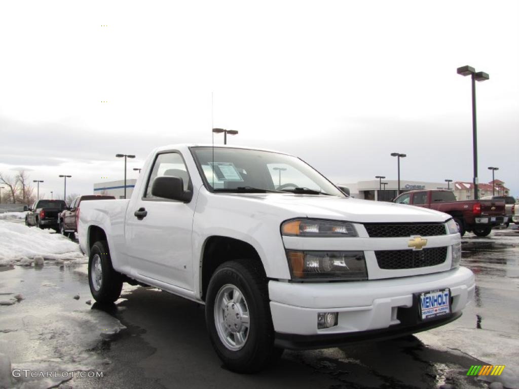 Summit White 2008 Chevrolet Colorado LS Regular Cab Exterior Photo #41475538