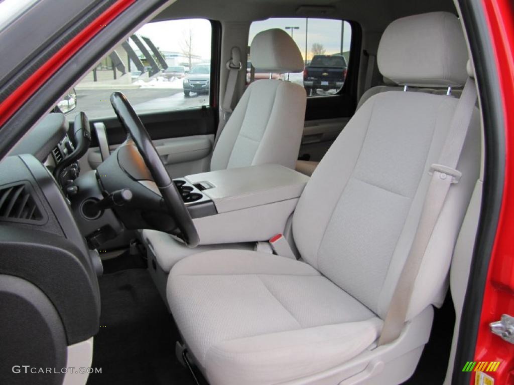 2007 Silverado 2500HD LTZ Crew Cab 4x4 Chassis - Victory Red / Light Cashmere/Ebony photo #4