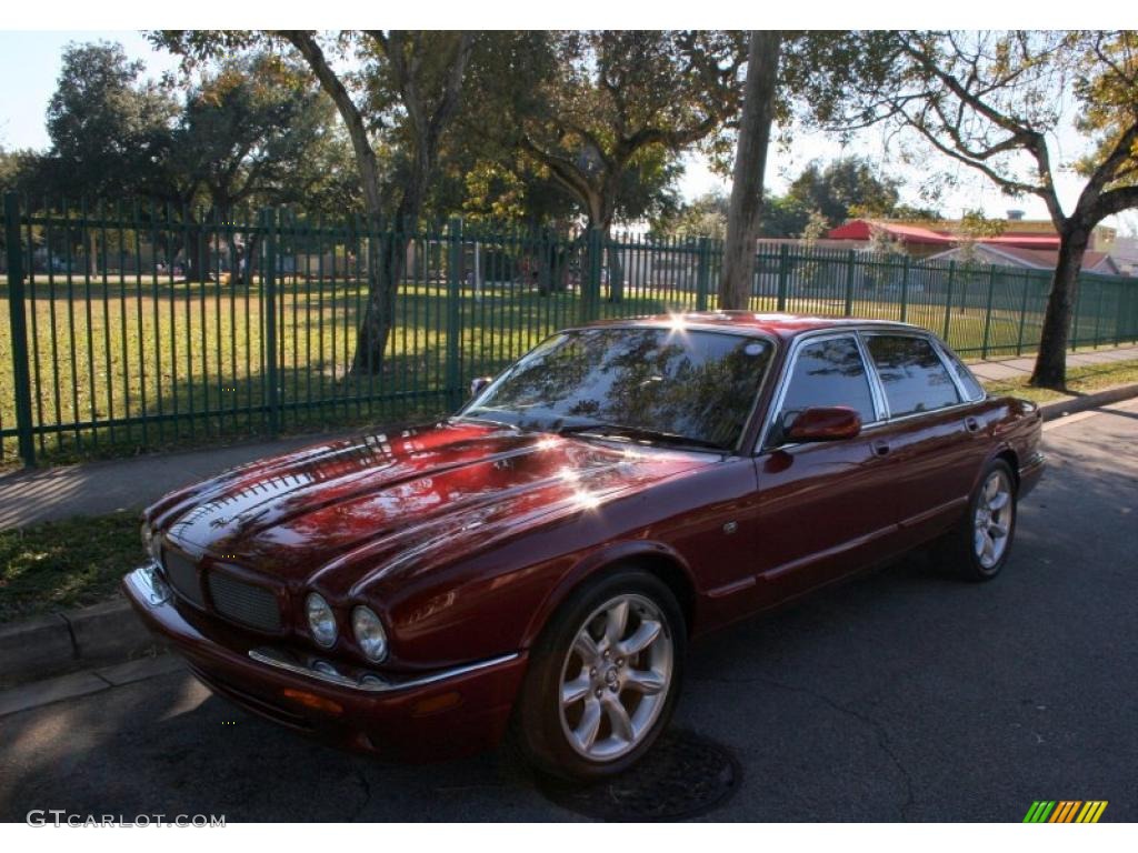 Carnival Red Metallic Jaguar XJ