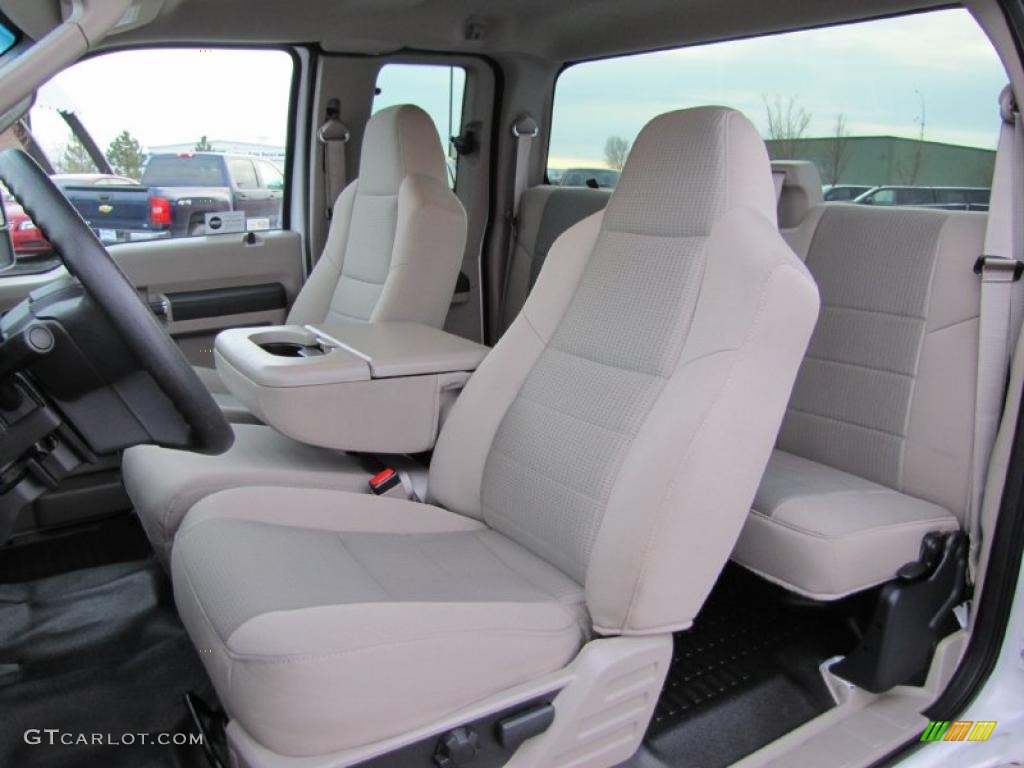 Medium Stone Interior 2008 Ford F350 Super Duty XLT SuperCab 4x4 Photo #41476271
