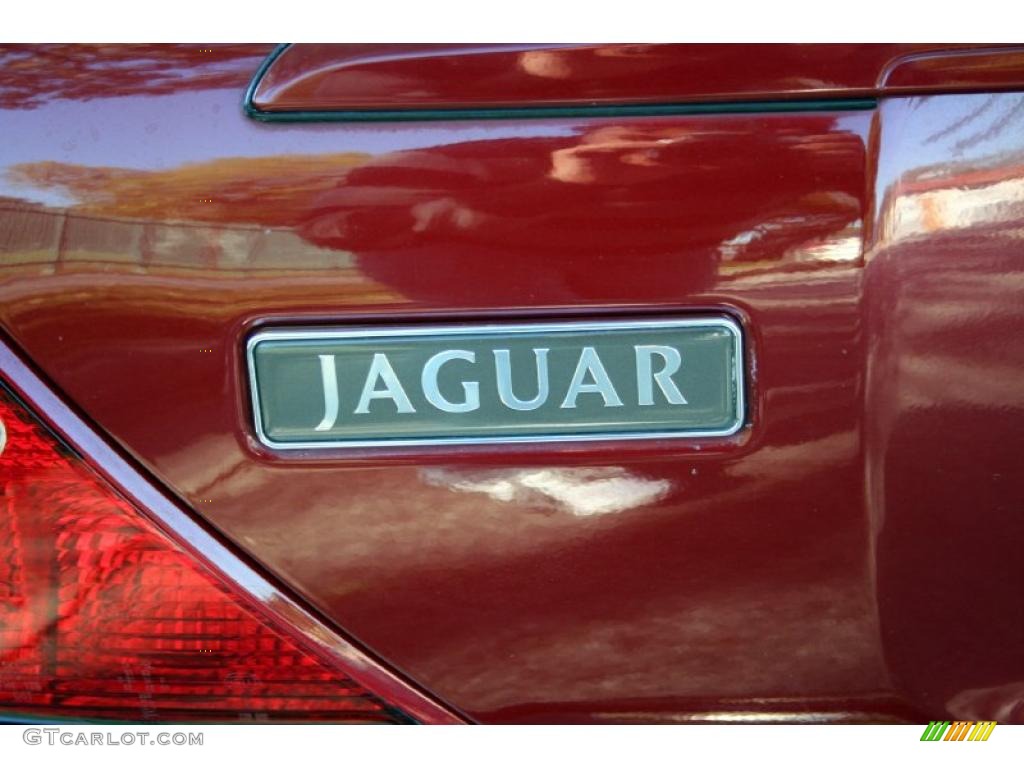 2001 XJ XJR - Carnival Red Metallic / Oatmeal photo #100