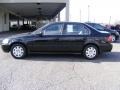 Flamenco Black Pearl 2000 Honda Civic LX Sedan Exterior