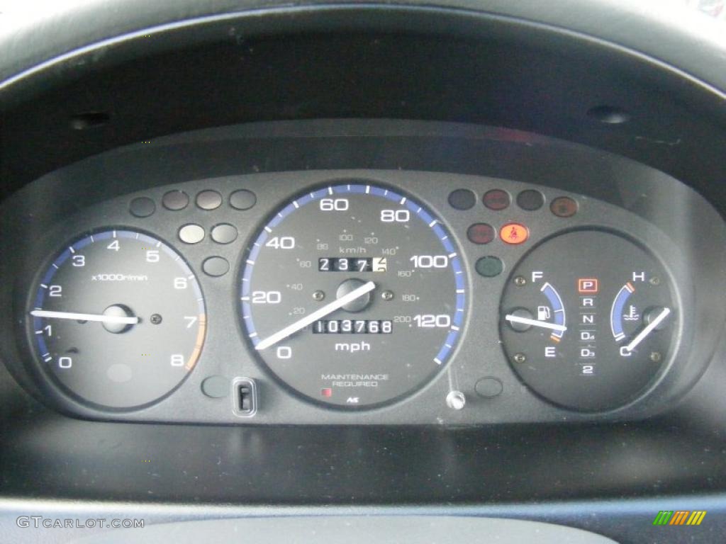 2000 Honda Civic LX Sedan Gauges Photo #41477835