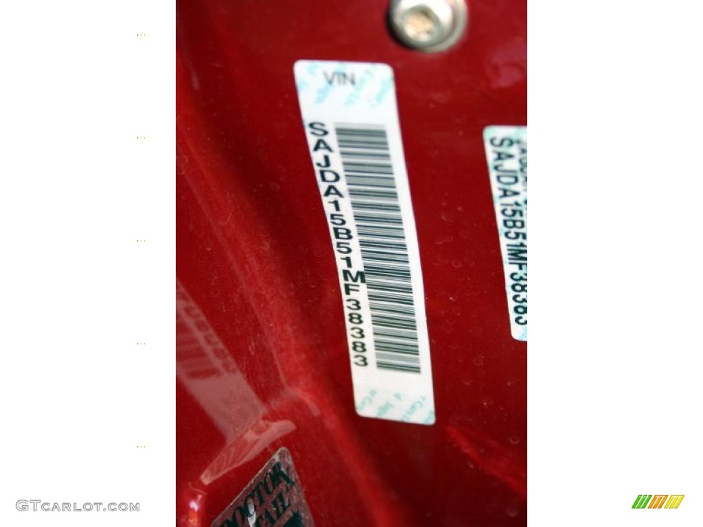 2001 XJ XJR - Carnival Red Metallic / Oatmeal photo #107