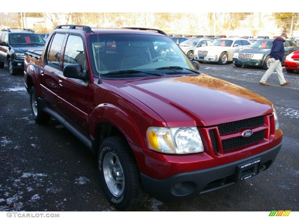 2005 Explorer Sport Trac XLT 4x4 - Red Fire / Medium Pebble photo #12