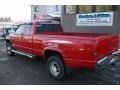 1997 Victory Red GMC Sierra 3500 SLE Extended Cab 4x4 Dually  photo #9