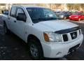 2004 White Nissan Titan XE Crew Cab 4x4  photo #14