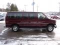 Royal Red Metallic 2010 Ford E Series Van E150 XLT Passenger Exterior