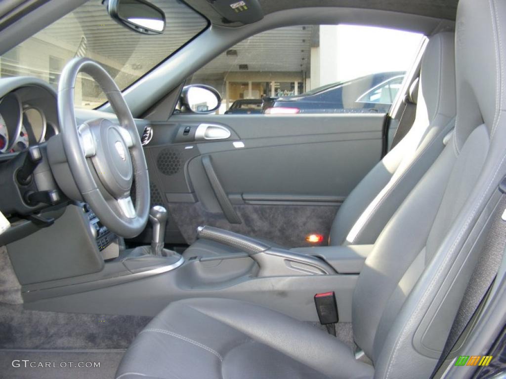 2008 911 Carrera S Coupe - Midnight Blue Metallic / Stone Grey photo #15