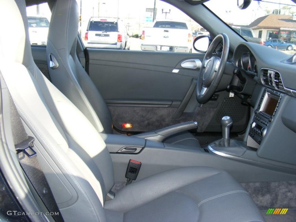 2008 911 Carrera S Coupe - Midnight Blue Metallic / Stone Grey photo #20