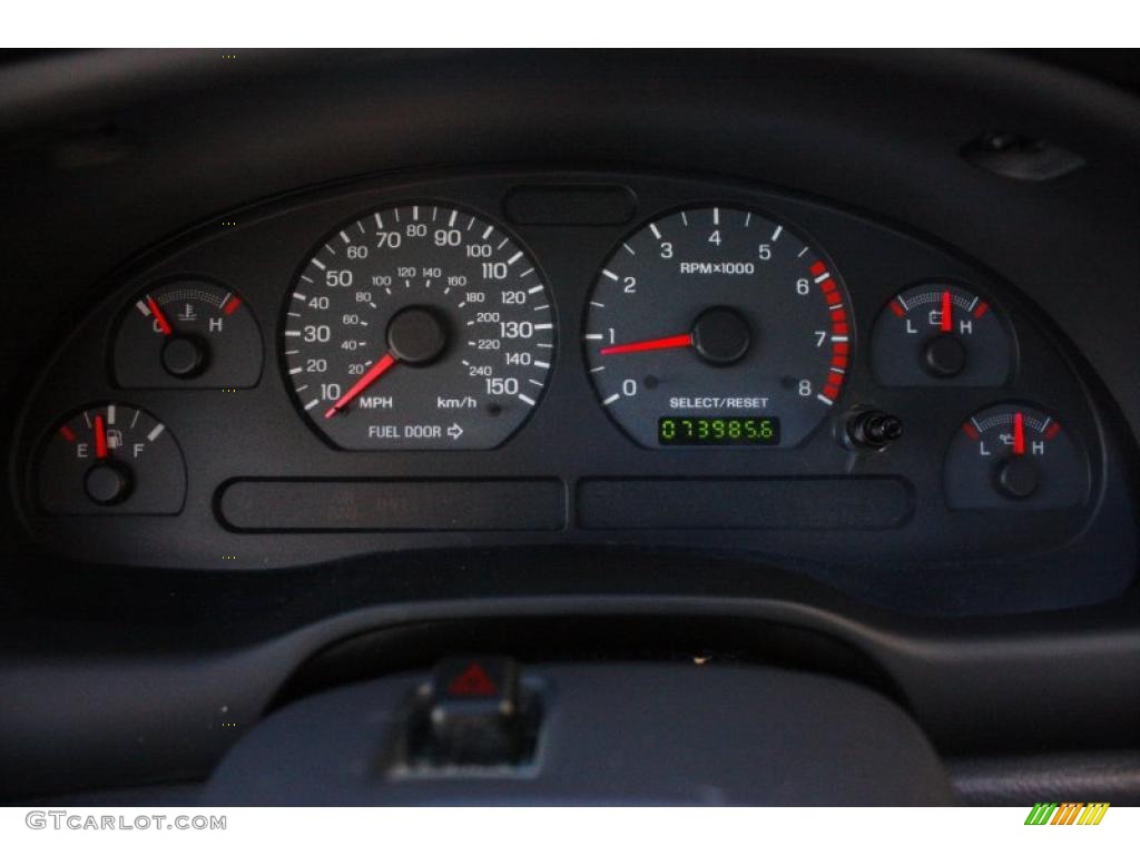 2004 Ford Mustang GT Coupe Gauges Photo #41480323