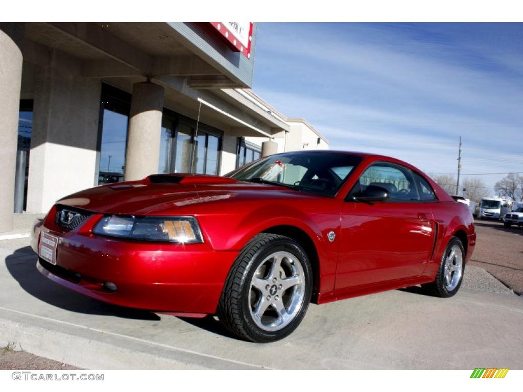 Redfire Metallic 2004 Ford Mustang GT Coupe Exterior Photo #41480419