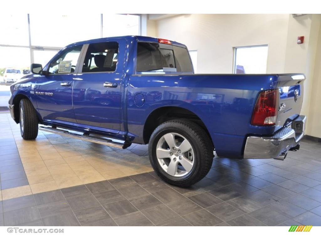 2011 Ram 1500 Big Horn Crew Cab - Deep Water Blue Pearl / Dark Slate Gray/Medium Graystone photo #8
