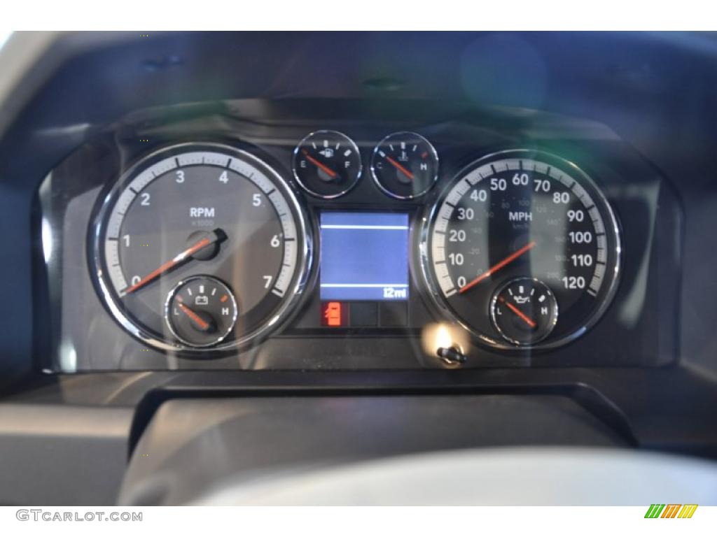 2011 Ram 1500 Big Horn Crew Cab - Deep Water Blue Pearl / Dark Slate Gray/Medium Graystone photo #12
