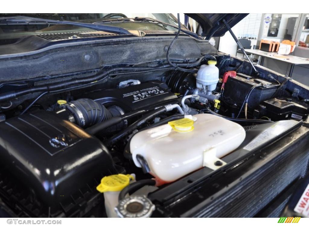 2004 Ram 2500 SLT Quad Cab - Patriot Blue Pearl / Dark Slate Gray photo #20