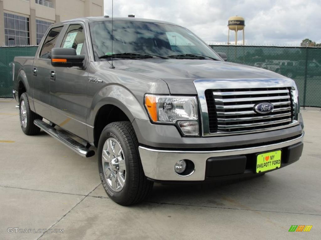 2010 F150 XLT SuperCrew - Sterling Grey Metallic / Medium Stone photo #1