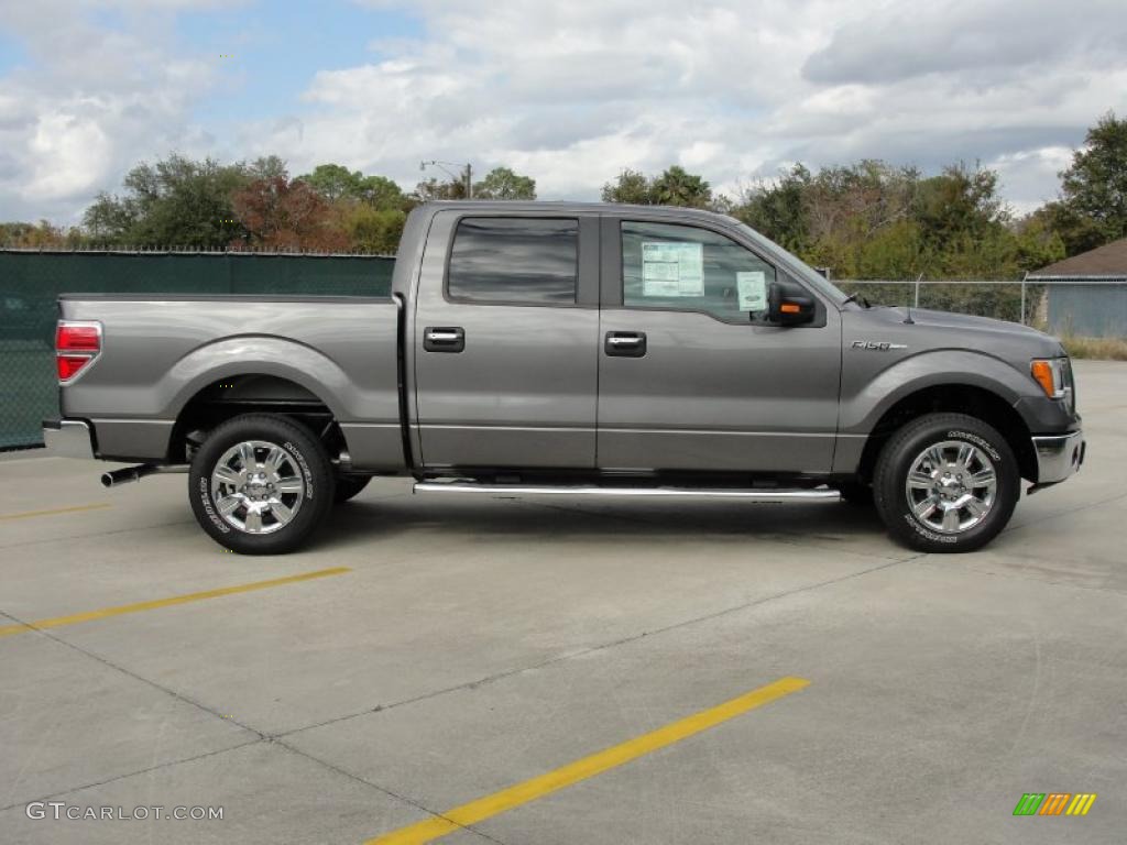 Sterling Grey Metallic 2010 Ford F150 XLT SuperCrew Exterior Photo #41481263