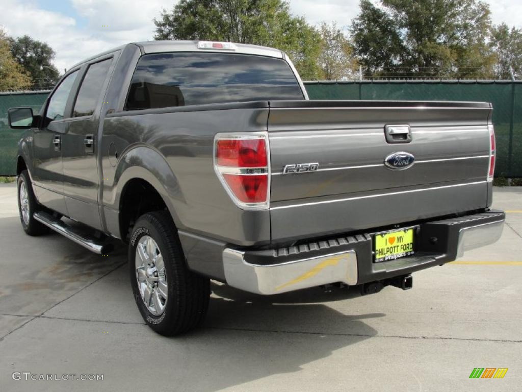 2010 F150 XLT SuperCrew - Sterling Grey Metallic / Medium Stone photo #5