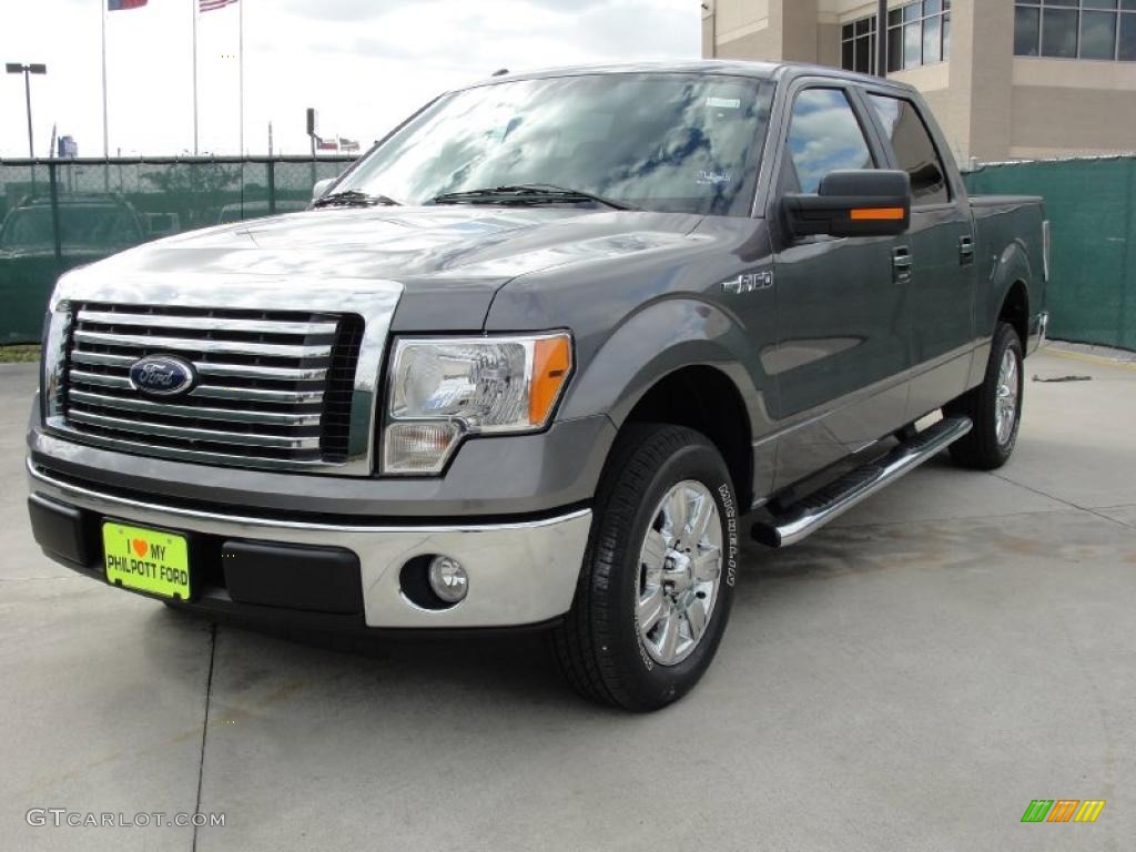 Sterling Grey Metallic 2010 Ford F150 XLT SuperCrew Exterior Photo #41481339