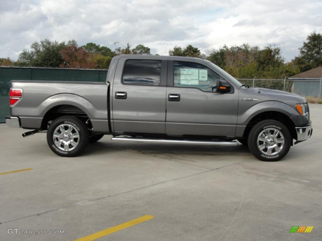 2010 F150 XLT SuperCrew - Sterling Grey Metallic / Medium Stone photo #2