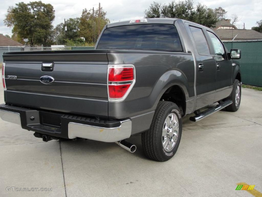 2010 F150 XLT SuperCrew - Sterling Grey Metallic / Medium Stone photo #3