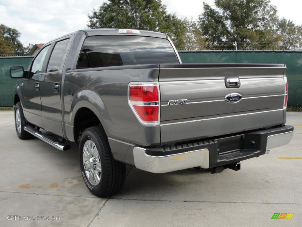 2010 F150 XLT SuperCrew - Sterling Grey Metallic / Medium Stone photo #5