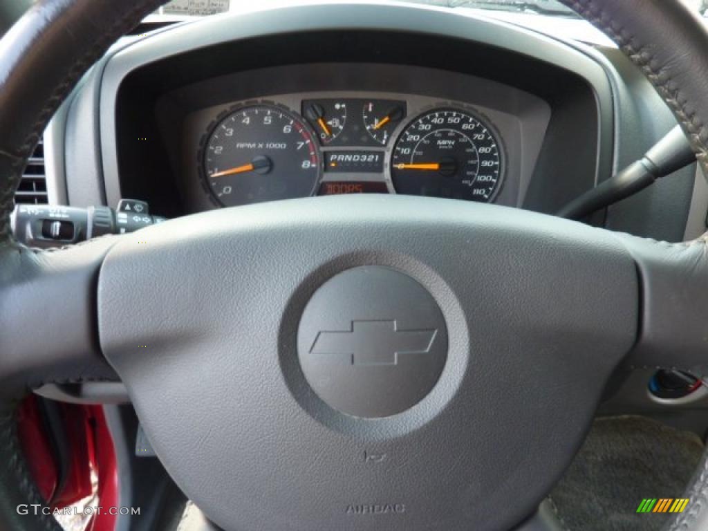2006 Colorado Extended Cab - Cherry Red Metallic / Medium Pewter photo #19