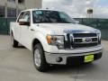 2010 White Platinum Metallic Tri Coat Ford F150 Lariat SuperCrew  photo #1