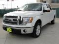 2010 White Platinum Metallic Tri Coat Ford F150 Lariat SuperCrew  photo #7