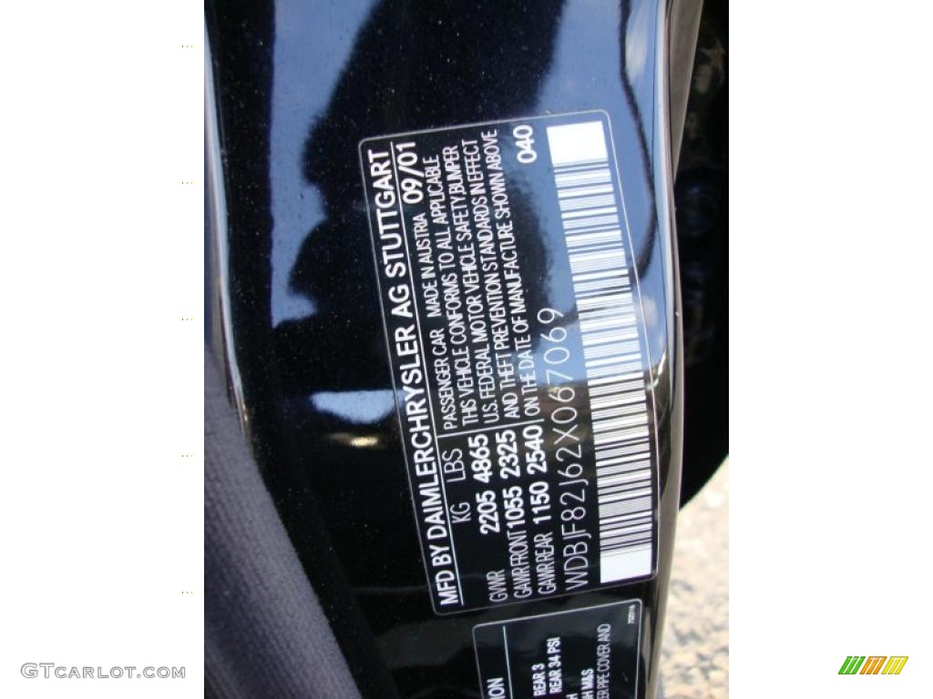 2002 E 320 4Matic Sedan - Black / Charcoal photo #54