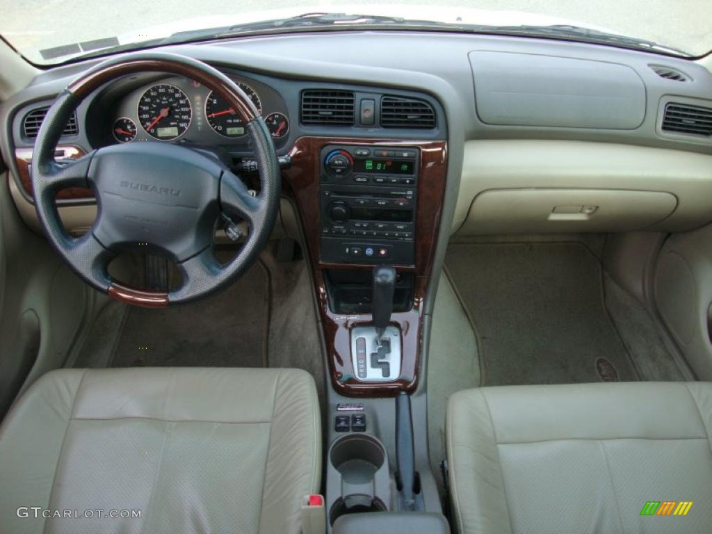 2003 Subaru Outback L.L. Bean Edition Wagon Beige Dashboard Photo #41483631