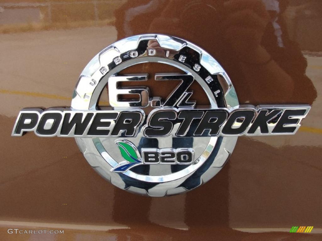 2011 Ford F250 Super Duty Lariat Crew Cab 4x4 Marks and Logos Photo #41484511