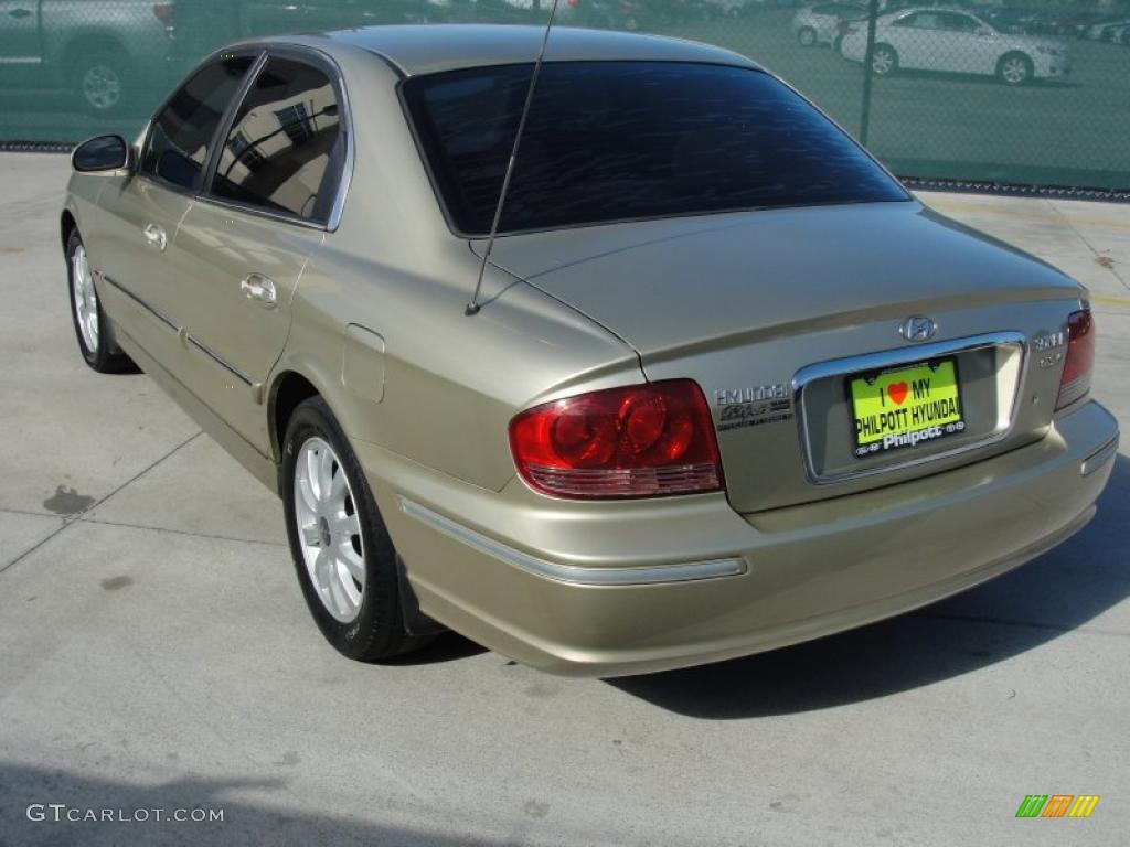 2003 Sonata GLS V6 - Desert Sand Metallic / Beige photo #5