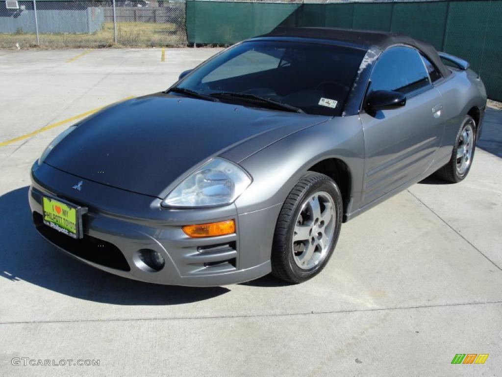 2003 Eclipse Spyder GS - Titanium Pearl / Midnight photo #7