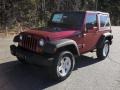 2011 Deep Cherry Red Crystal Pearl Jeep Wrangler Sport S 4x4  photo #1