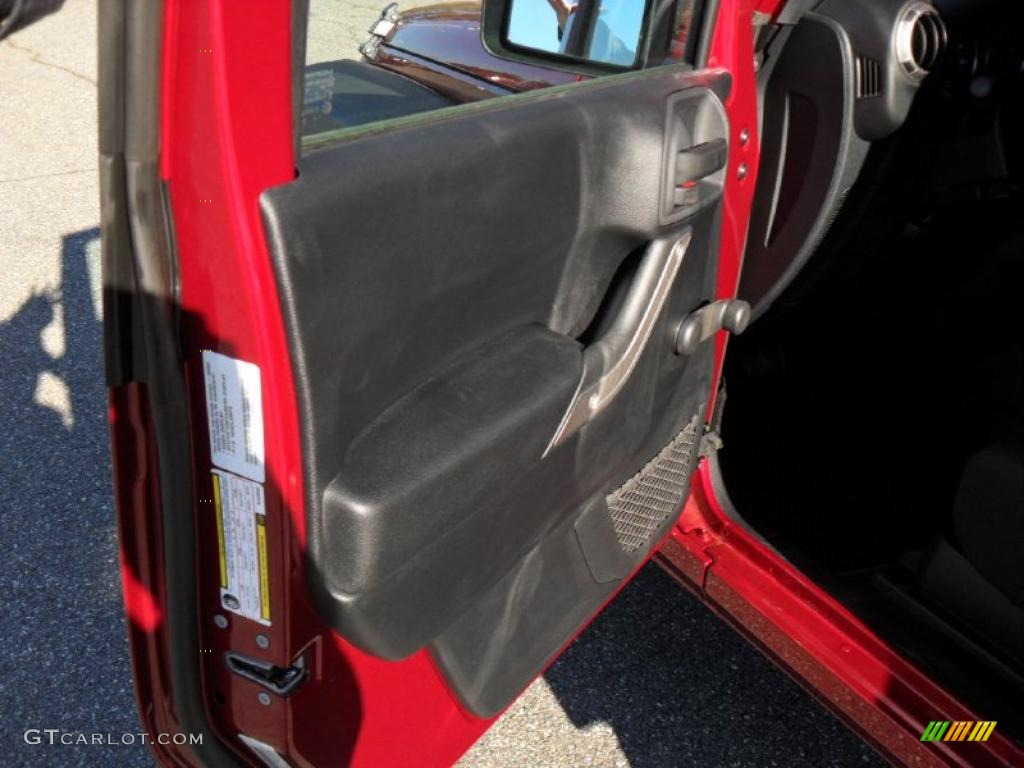 2011 Wrangler Sport S 4x4 - Deep Cherry Red Crystal Pearl / Black photo #10
