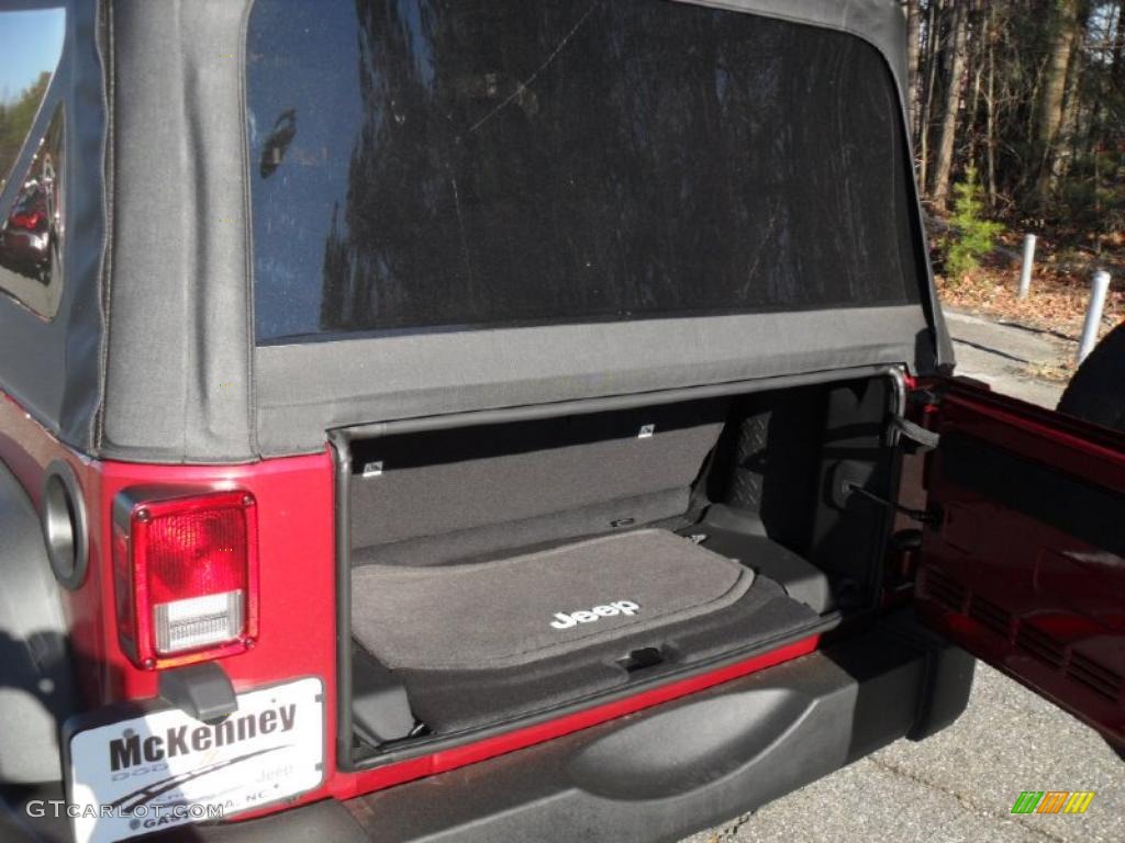 2011 Wrangler Sport S 4x4 - Deep Cherry Red Crystal Pearl / Black photo #17