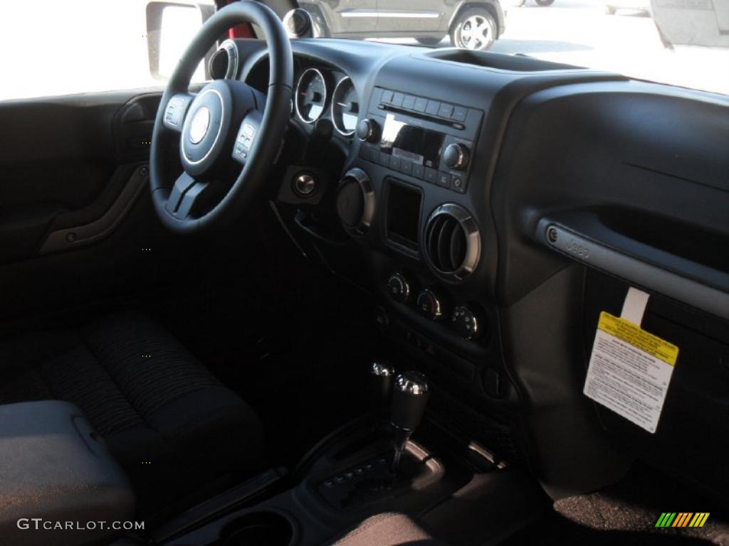2011 Wrangler Sport S 4x4 - Deep Cherry Red Crystal Pearl / Black photo #20
