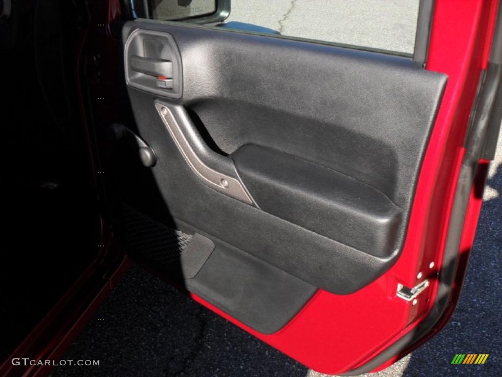 2011 Wrangler Sport S 4x4 - Deep Cherry Red Crystal Pearl / Black photo #21