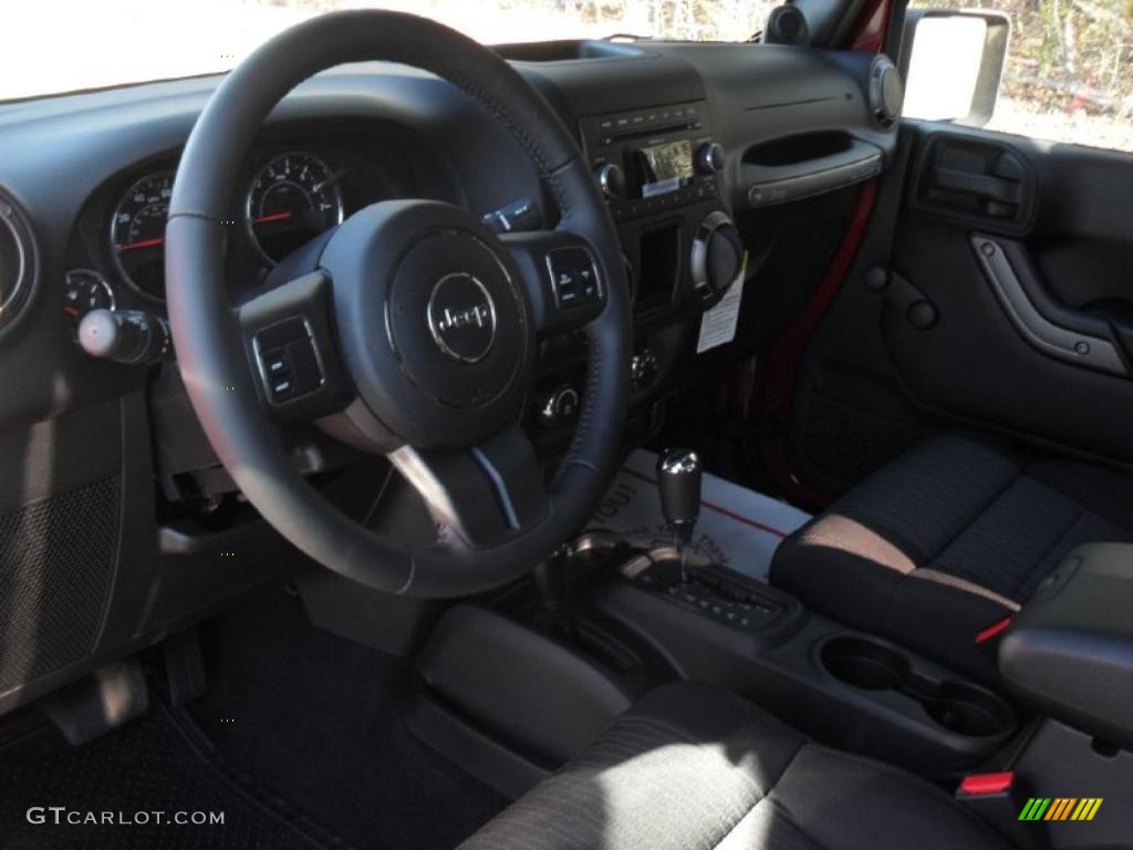 2011 Wrangler Sport S 4x4 - Deep Cherry Red Crystal Pearl / Black photo #25