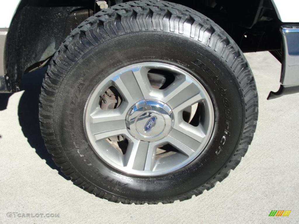 2006 F150 XLT SuperCrew 4x4 - Oxford White / Tan photo #15