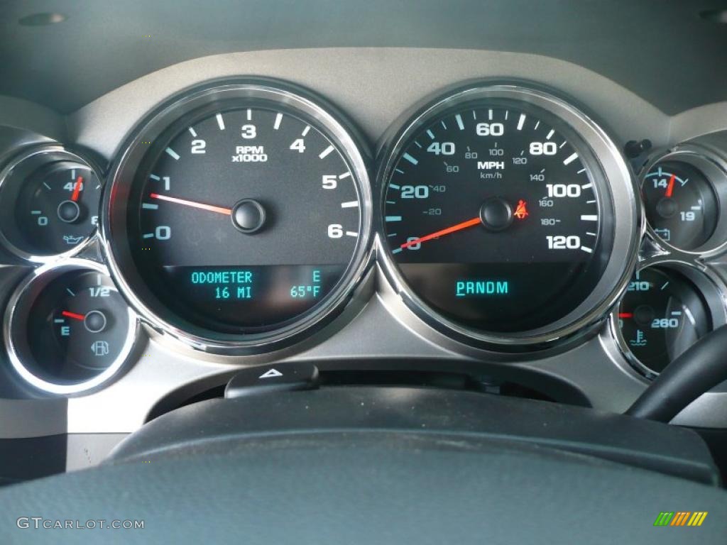 2011 GMC Sierra 1500 SLE Crew Cab 4x4 Gauges Photo #41489811
