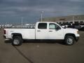 Summit White 2011 GMC Sierra 3500HD Work Truck Crew Cab 4x4 Dually Exterior