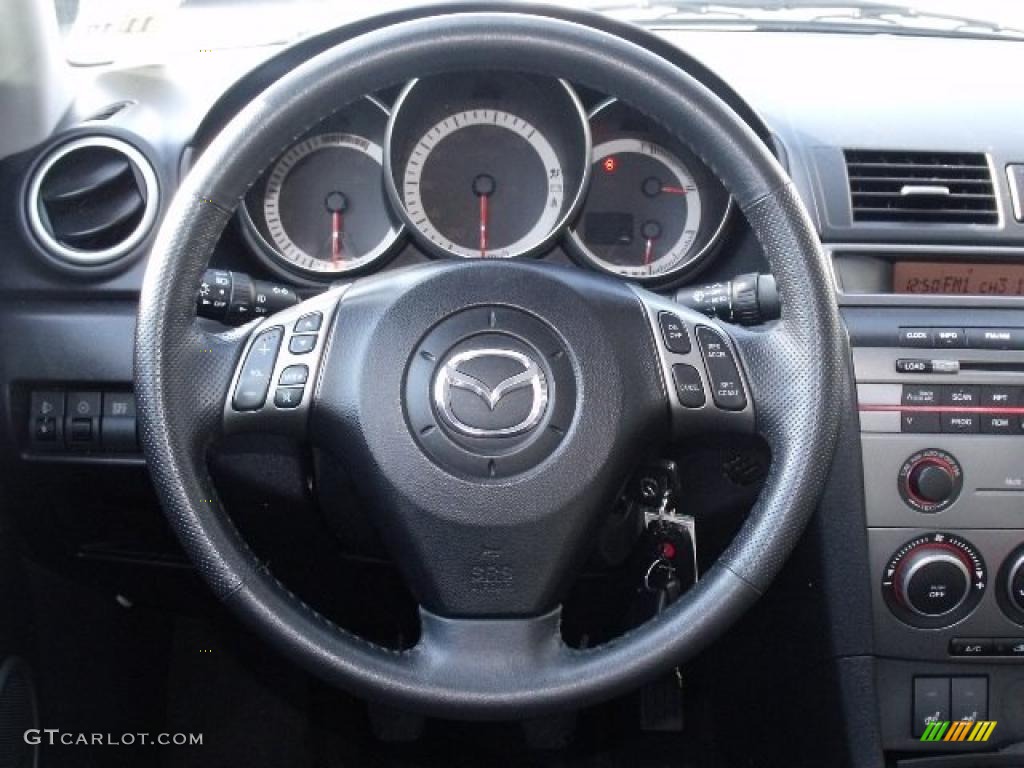 2007 Mazda MAZDA3 s Grand Touring Sedan Steering Wheel Photos