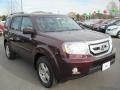 Dark Cherry Pearl 2011 Honda Pilot EX-L Exterior