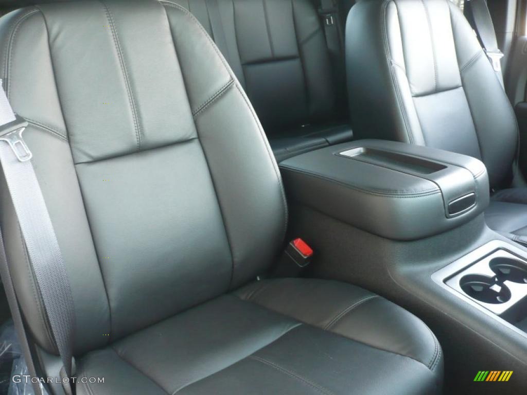 Ebony Interior 2011 GMC Sierra 1500 SLT Extended Cab 4x4 Photo #41492295
