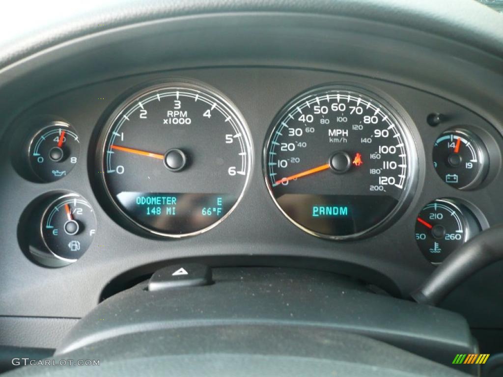 2011 GMC Sierra 1500 SLT Extended Cab 4x4 Gauges Photo #41492355