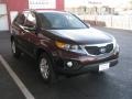 2011 Dark Cherry Kia Sorento LX  photo #7