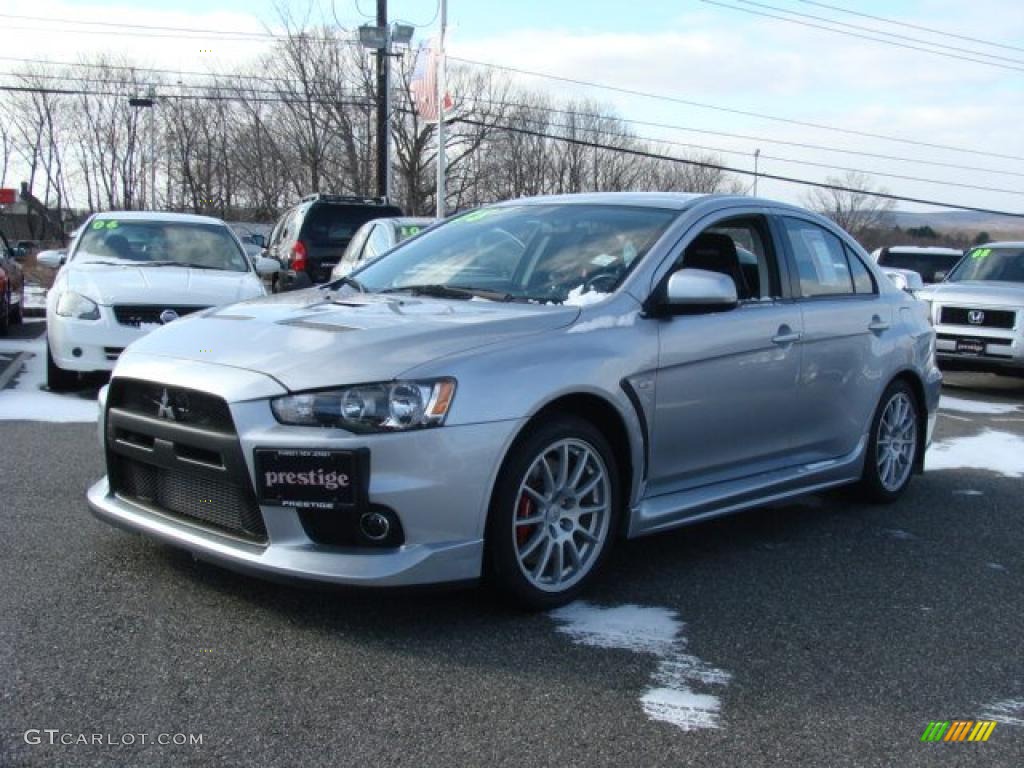 Apex Silver Metallic 2008 Mitsubishi Lancer Evolution GSR Exterior Photo #41493903